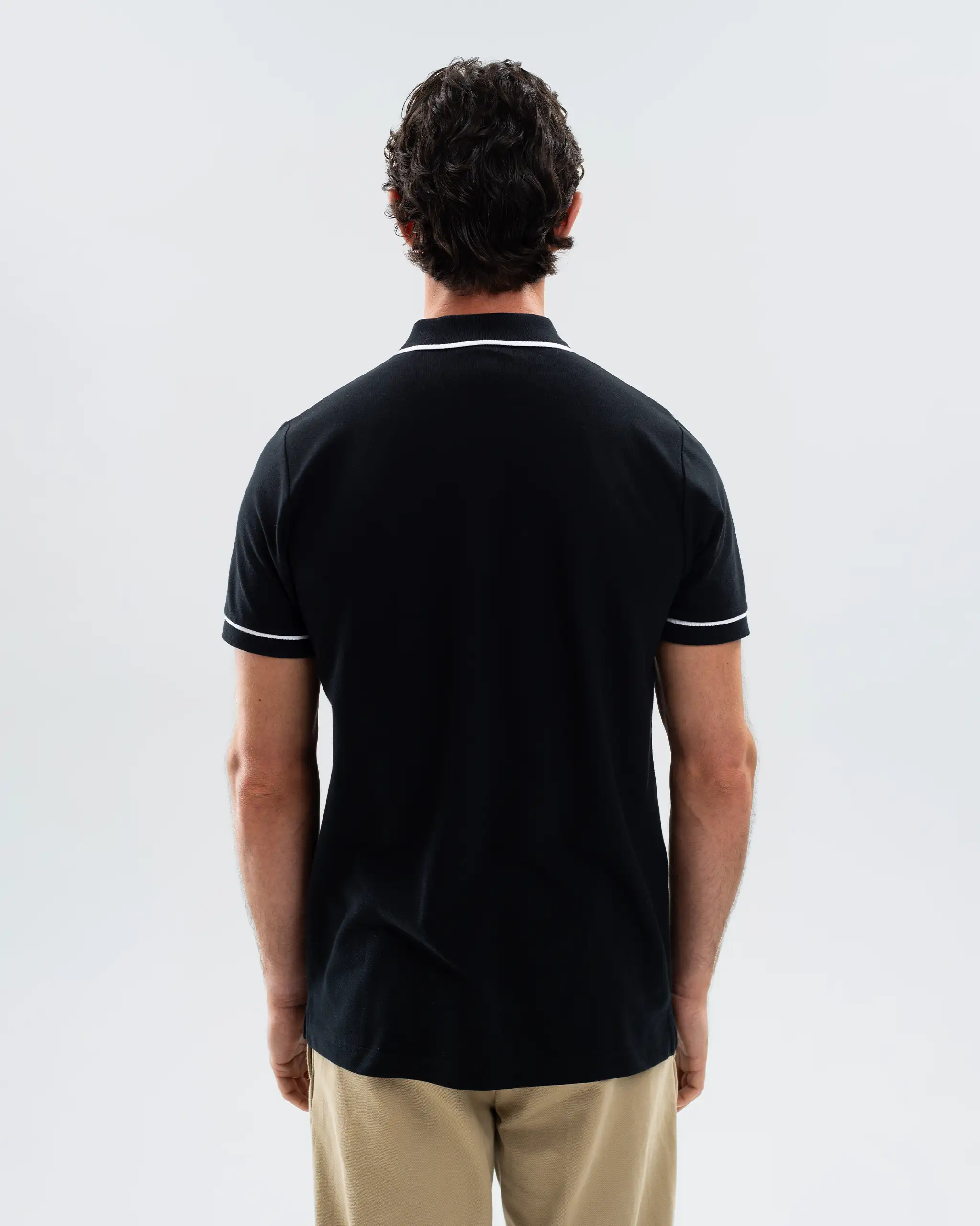 Newcastle United Men's Essentials Range Black Polo Shirt - Image 5