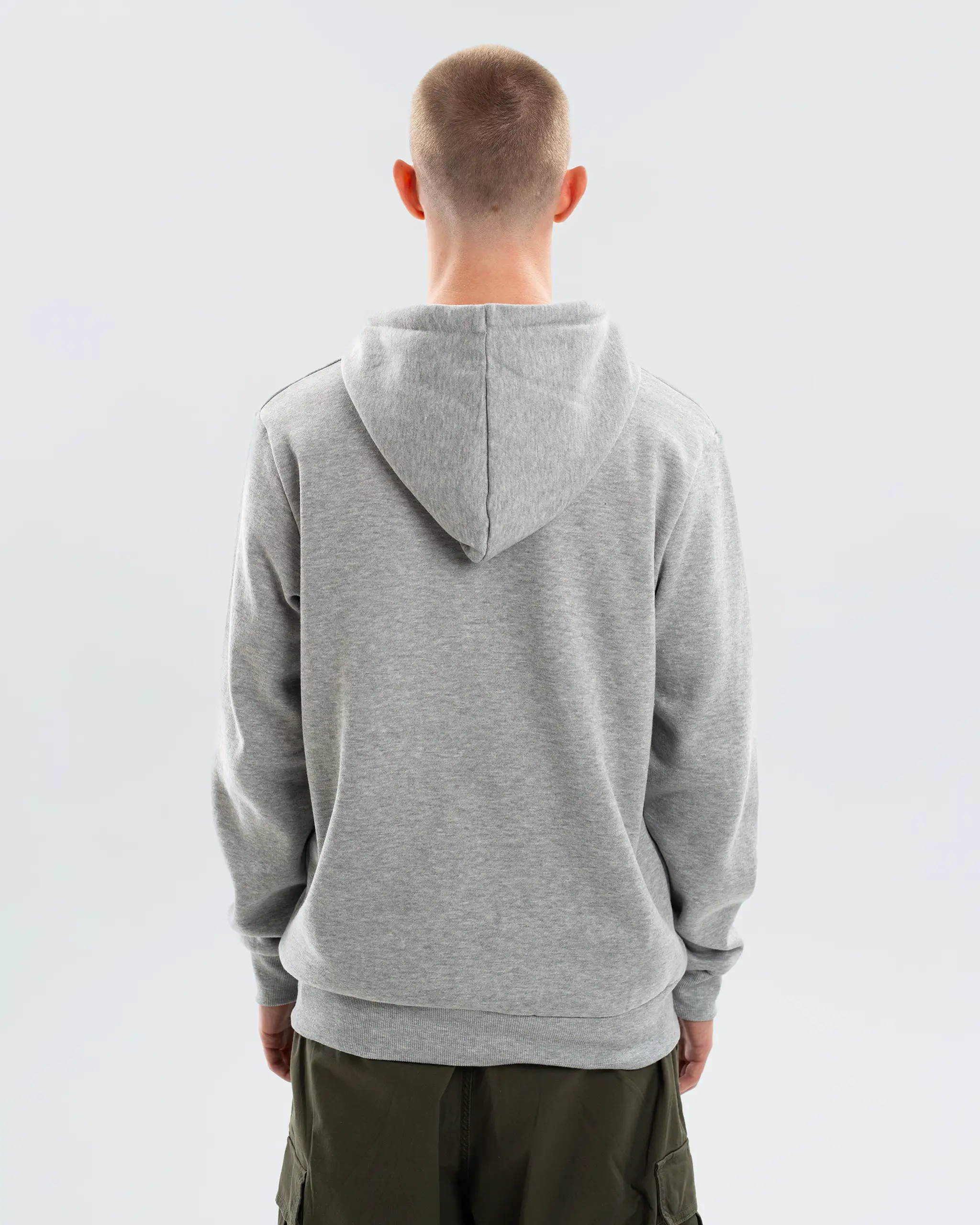 Newcastle United Men's Essentials Range Grey Hoodie - Image 4