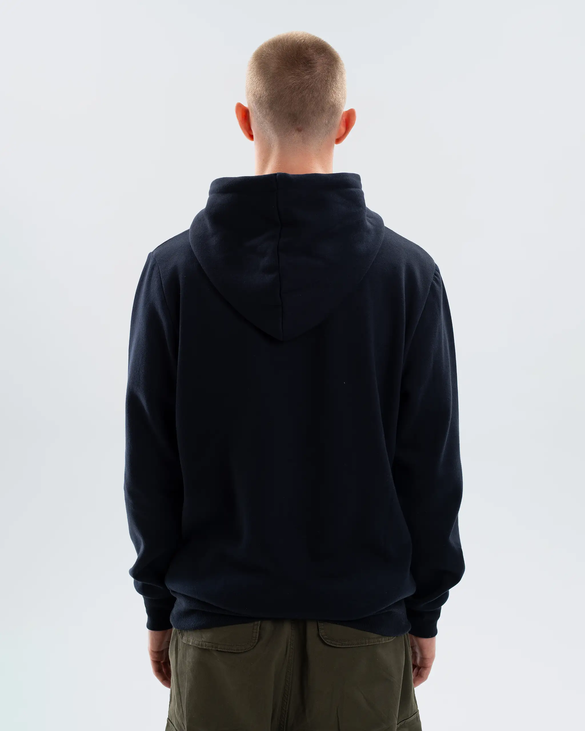 Newcastle United Men's Essentials Range Navy Hoodie - Image 2