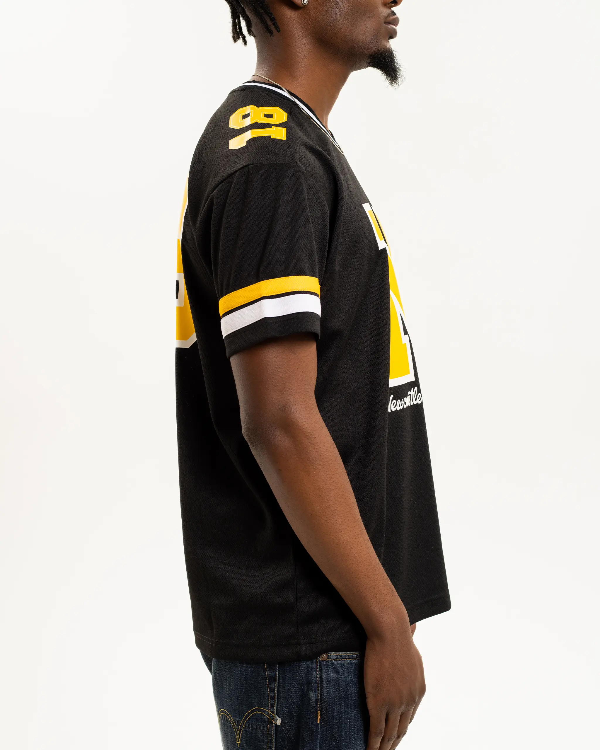 Newcastle United Men's Mesh American Football Jersey - Image 6