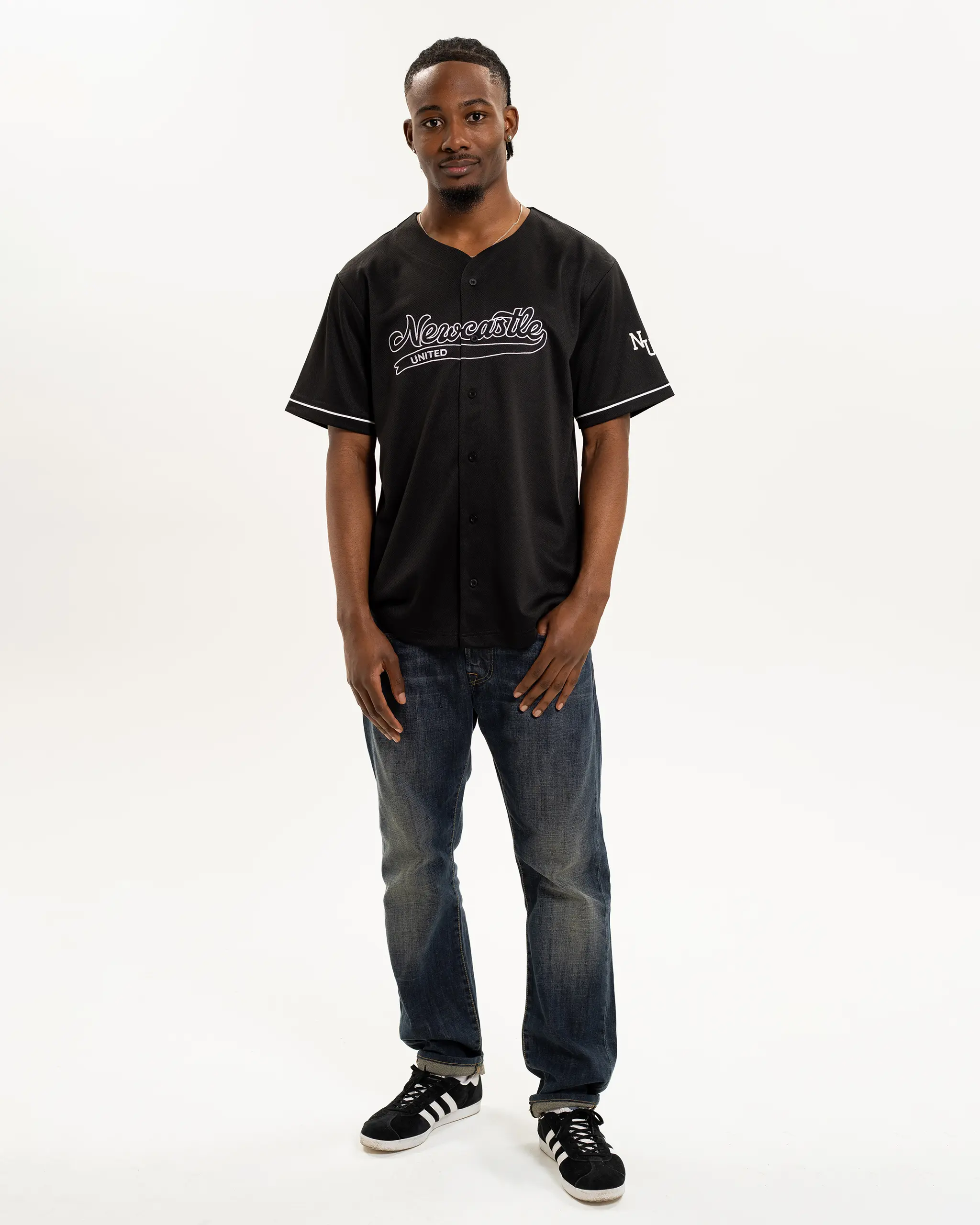 Newcastle United Men's Mesh Baseball Jersey