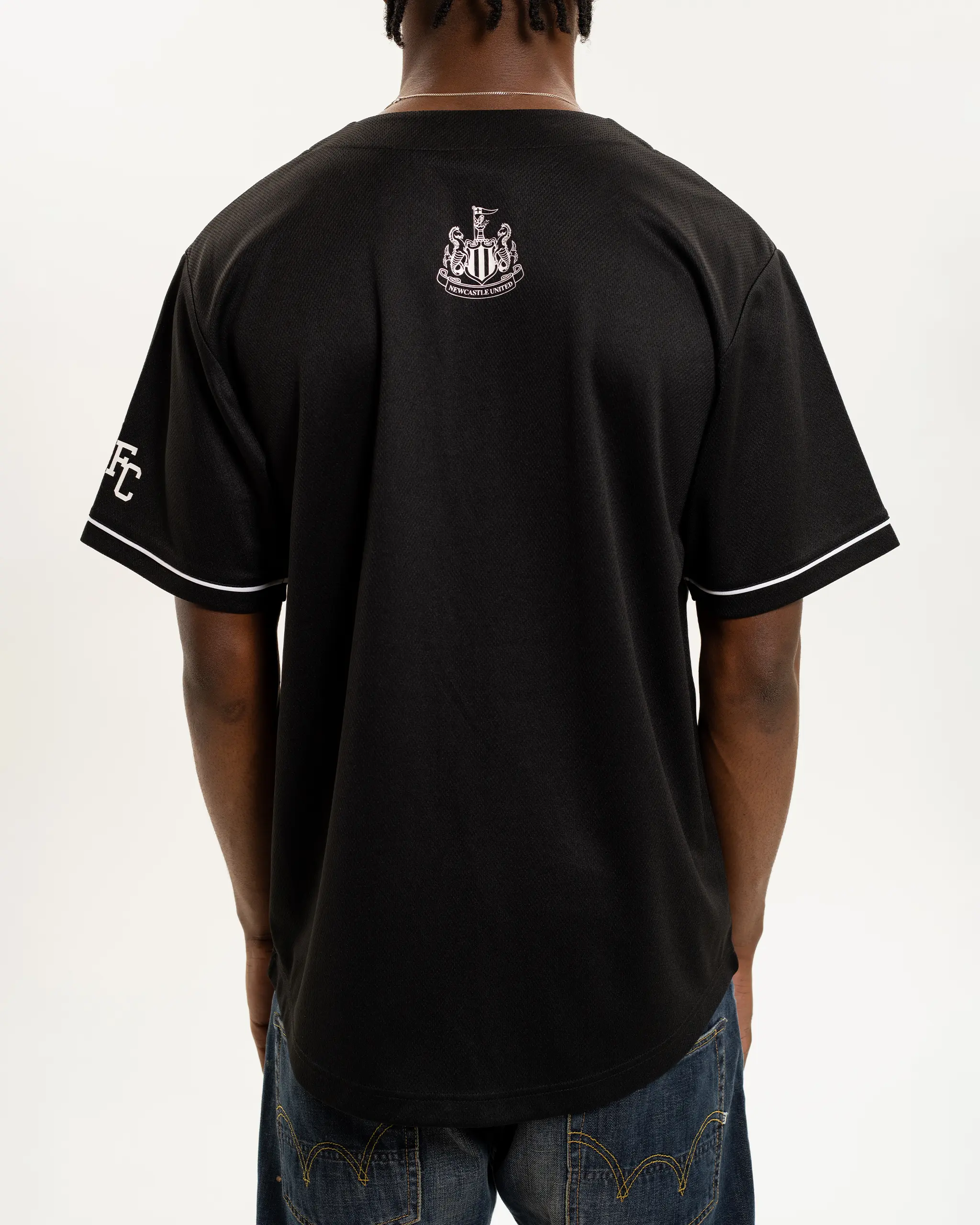 Newcastle United Men's Mesh Baseball Jersey - Image 4
