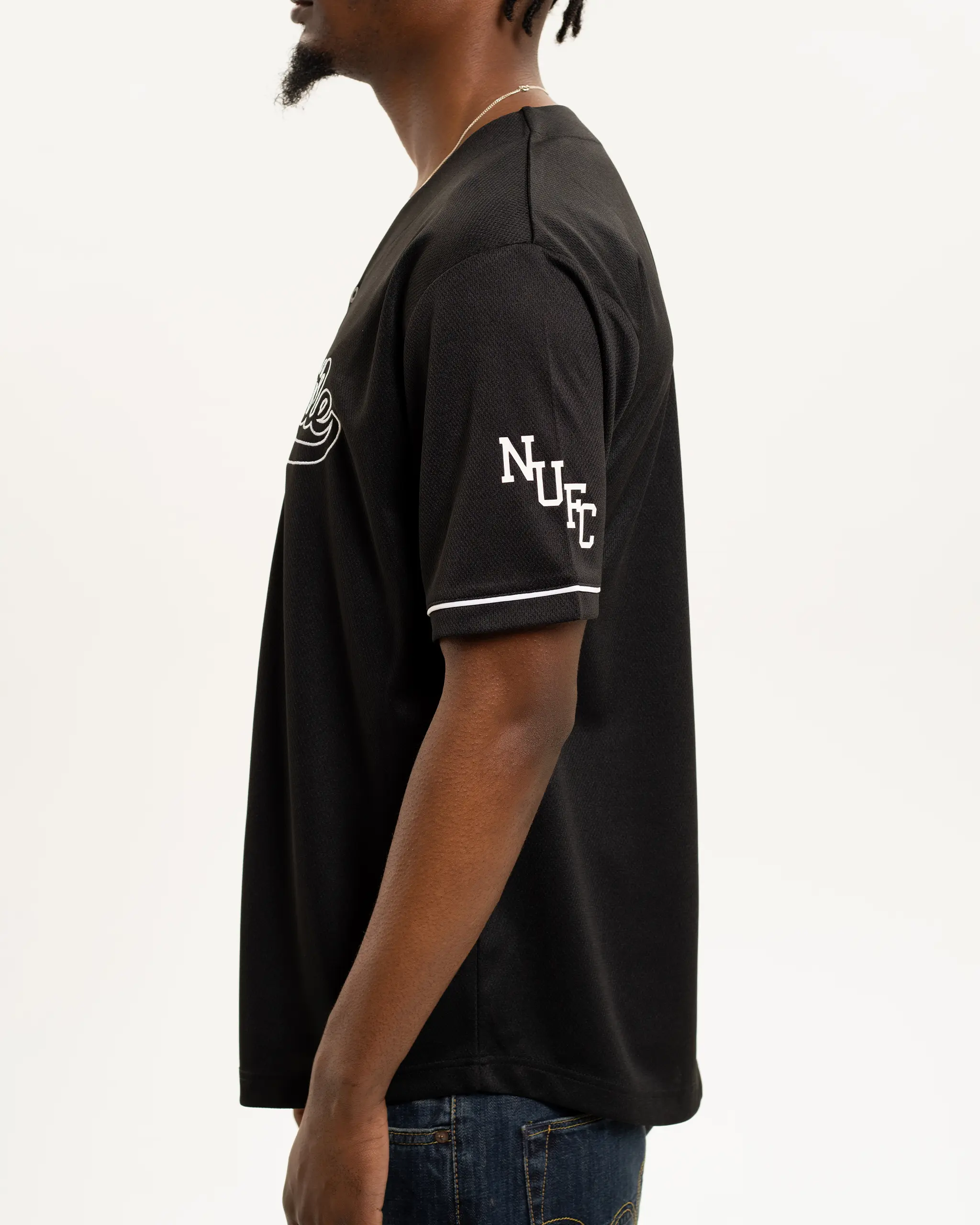 Newcastle United Men's Mesh Baseball Jersey - Image 7