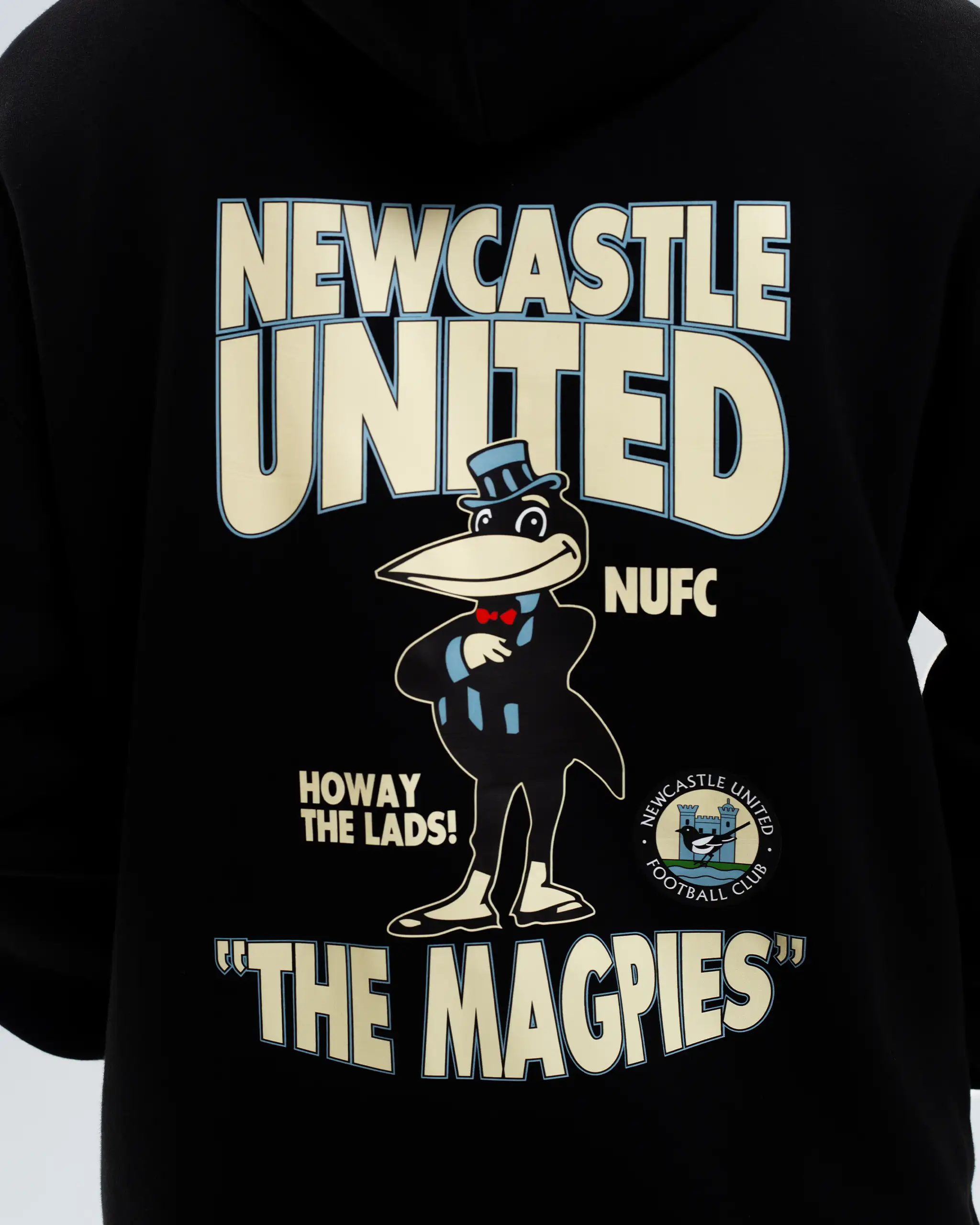 Newcastle United Men's Mr Magpie Black Hoodie - Image 2