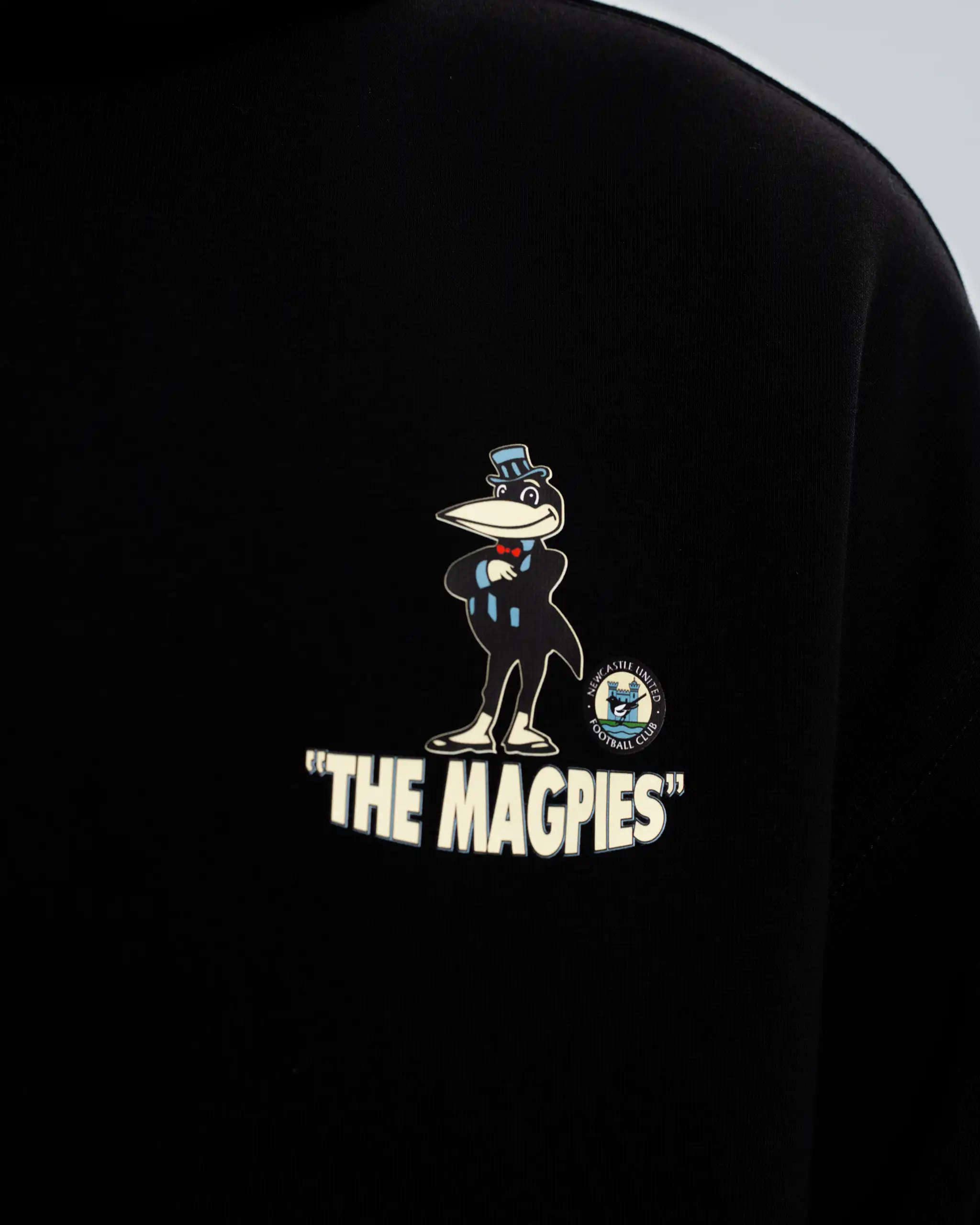 Newcastle United Men's Mr Magpie Black Hoodie - Image 3