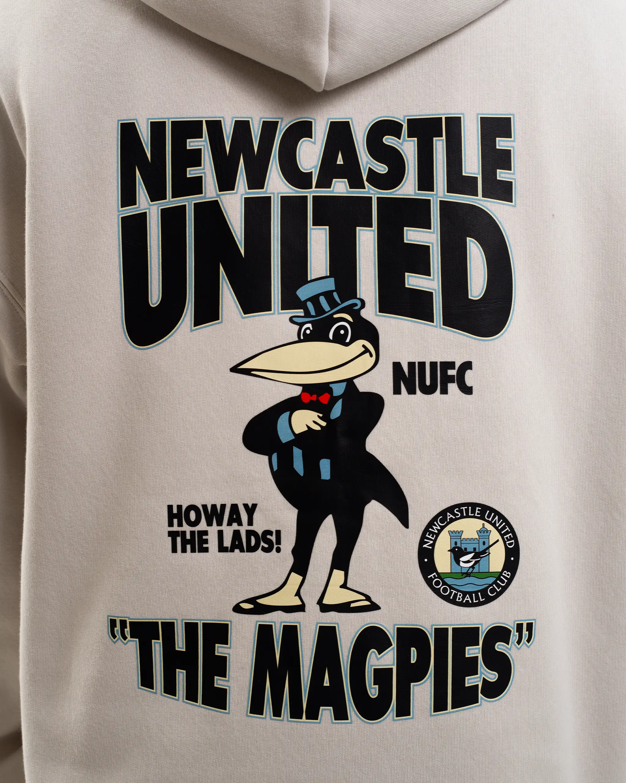 Newcastle United Men's Mr Magpie Sand Hoodie - Image 4