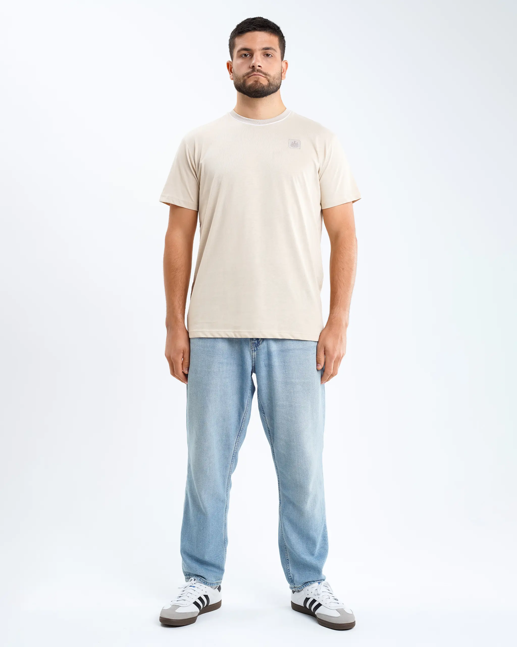 Newcastle United Men's Oat Tipped Tee