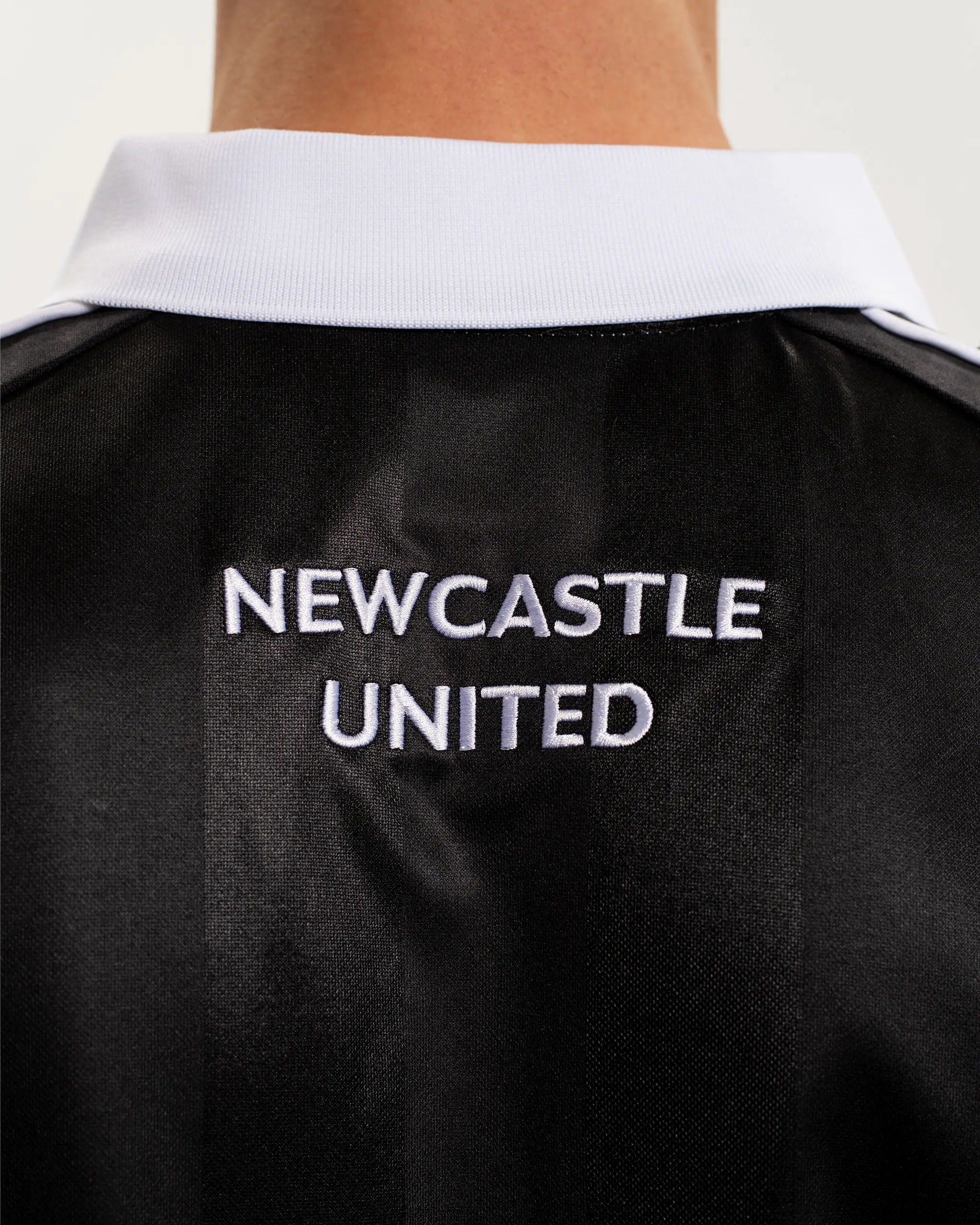 Newcastle United Men's Striped Long Sleeve Polo Shirt - Image 5
