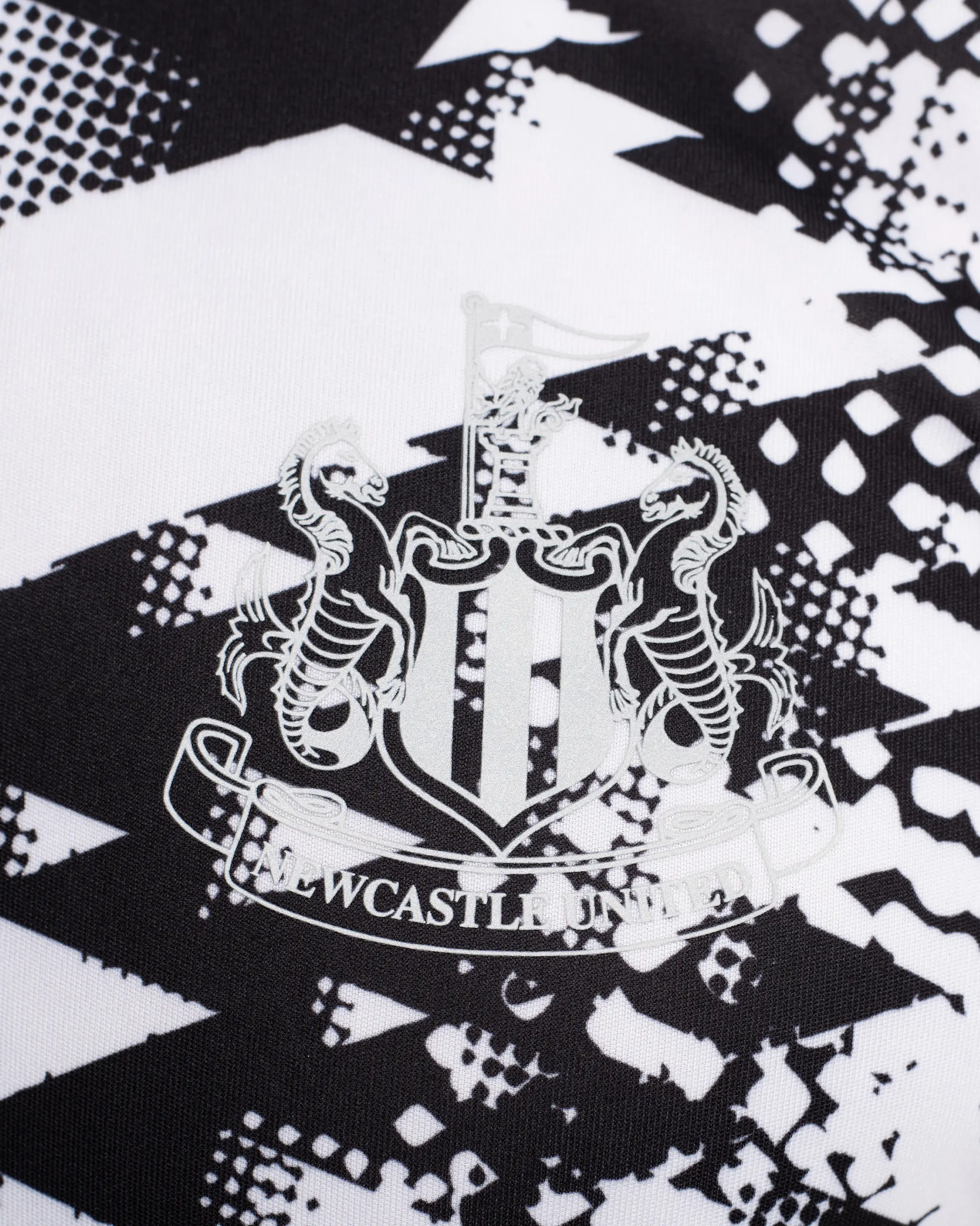 Newcastle United Men's White Camo Sublimated T-Shirt - Image 3