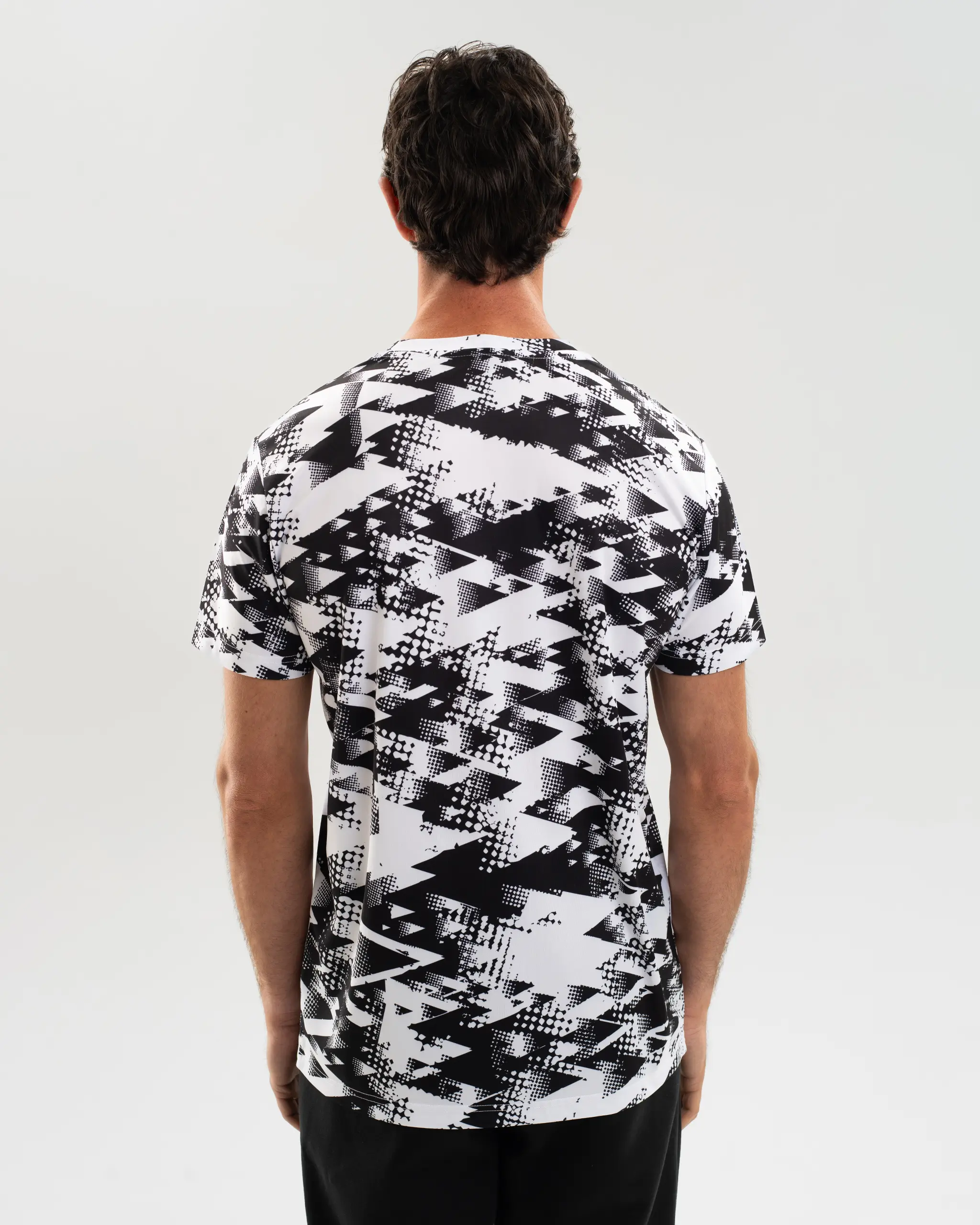 Newcastle United Men's White Camo Sublimated T-Shirt - Image 5