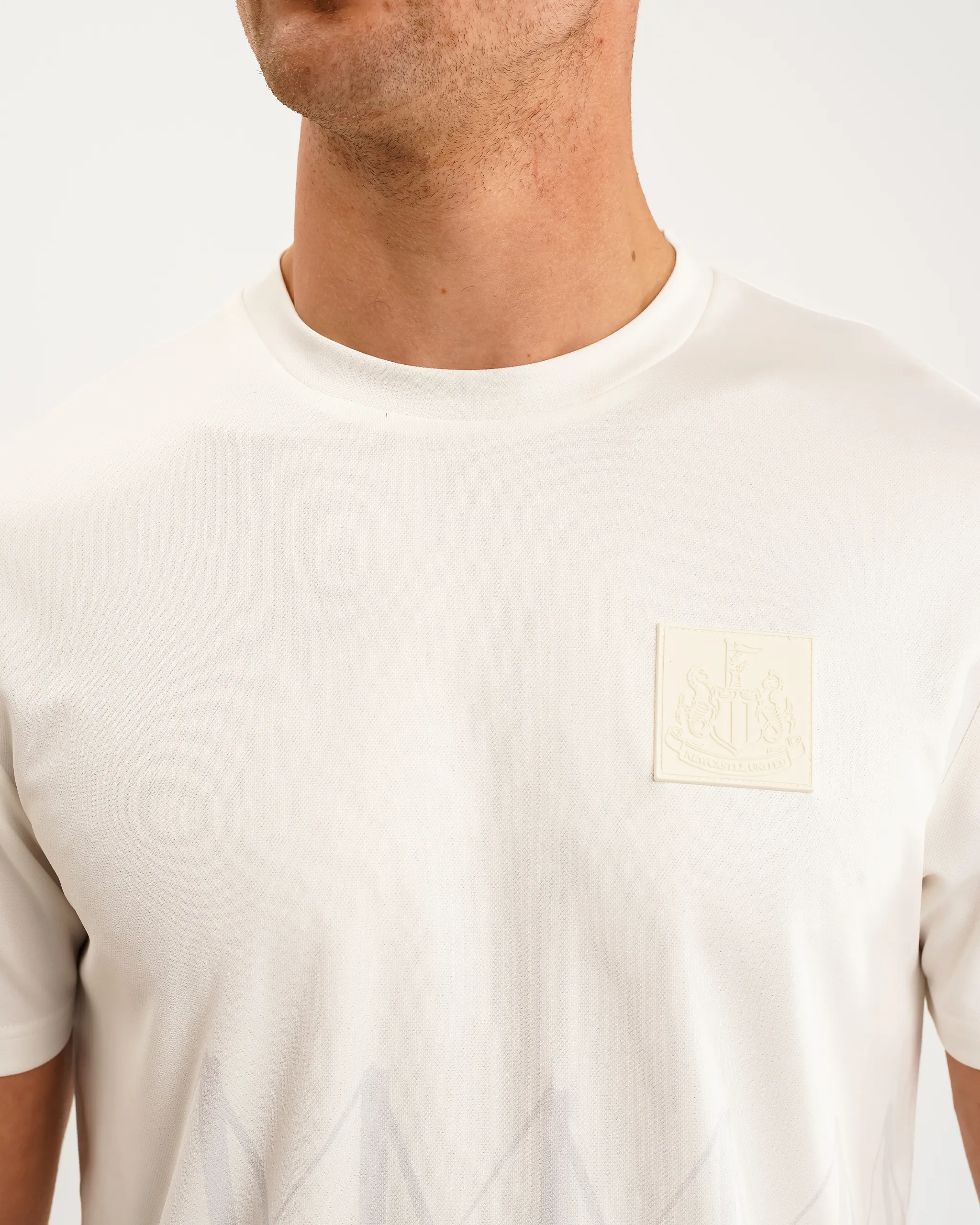 Newcastle United Men's White Printed Tee - Image 3