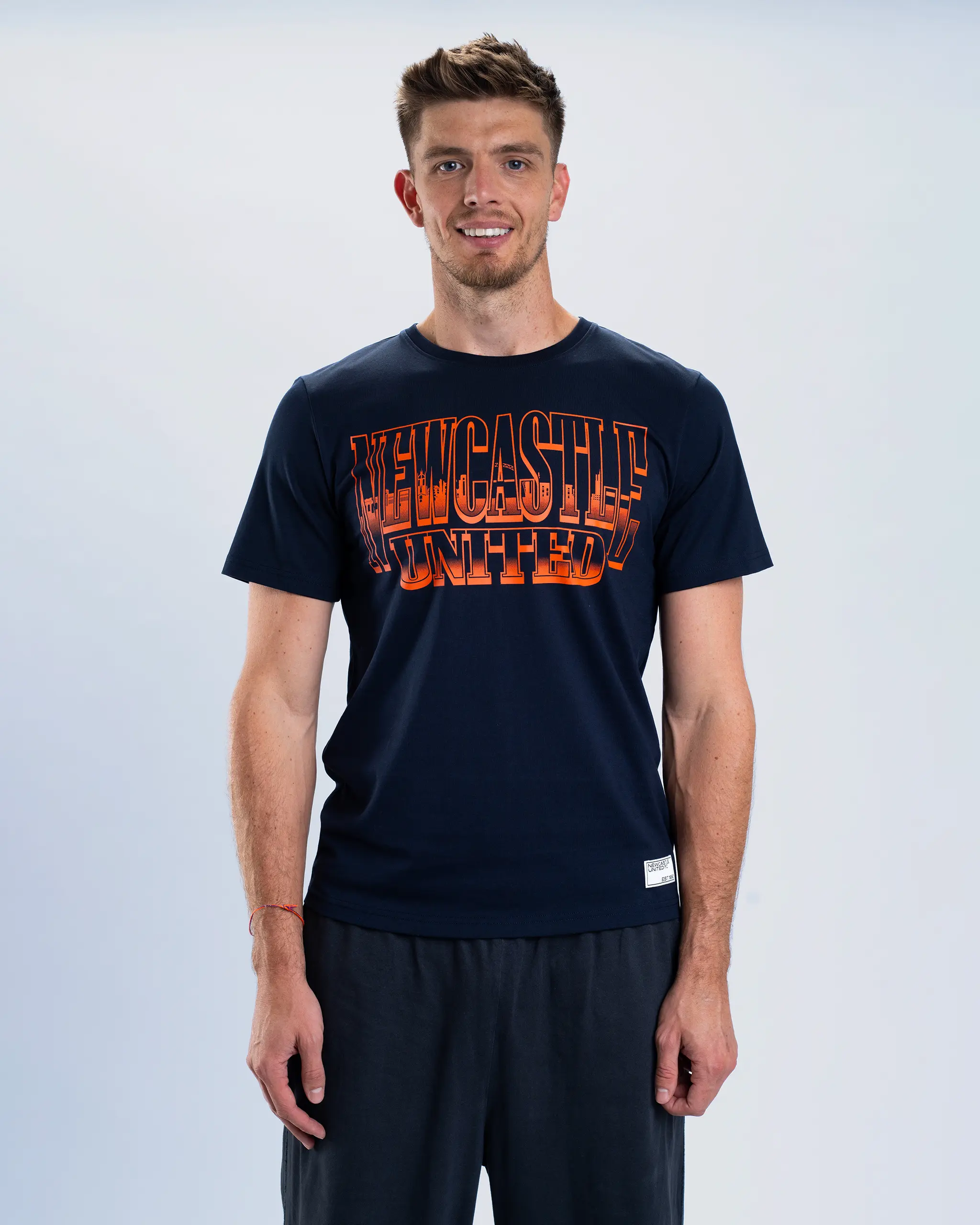 Newcastle United Navy Graphic T-Shirt