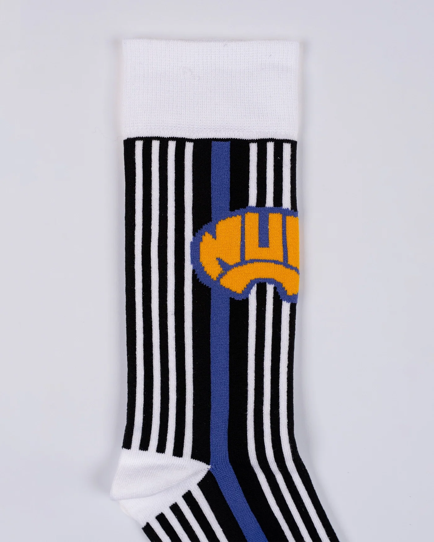 Newcastle United Navy & Orange Retro Socks - Image 3