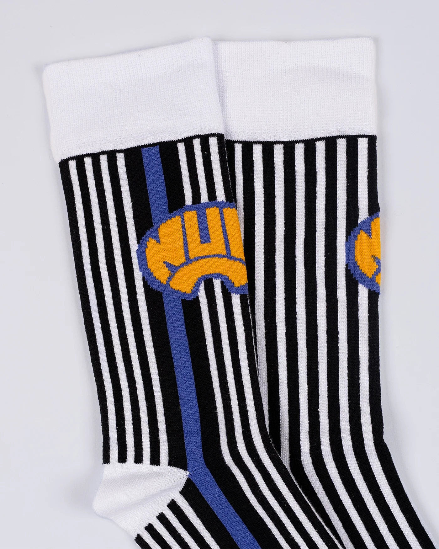 Newcastle United Navy & Orange Retro Socks - Image 5