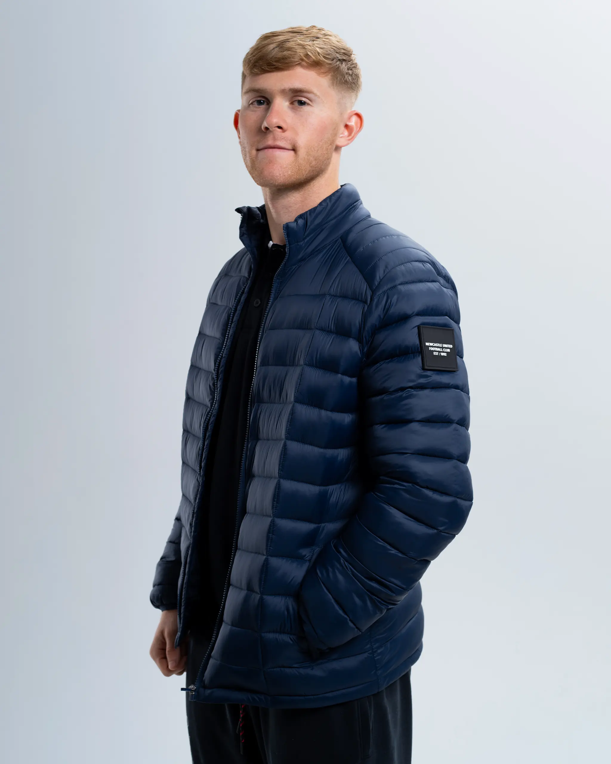 Newcastle United Navy Puffer Jacket