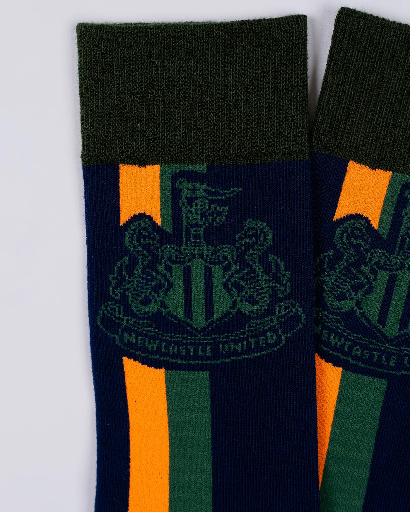 Newcastle United Navy Retro Socks - Image 2
