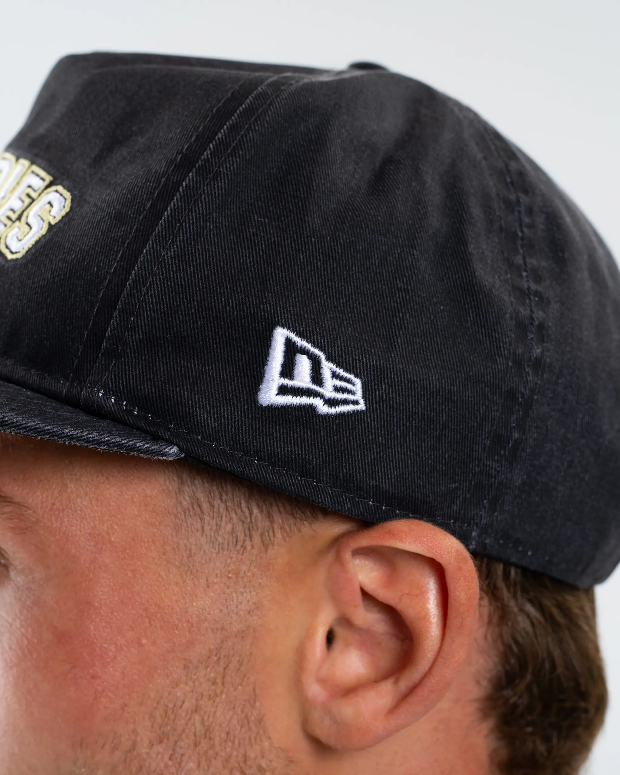 Newcastle United New Era Black Italian Washed 19TWENTY Cap - Image 4