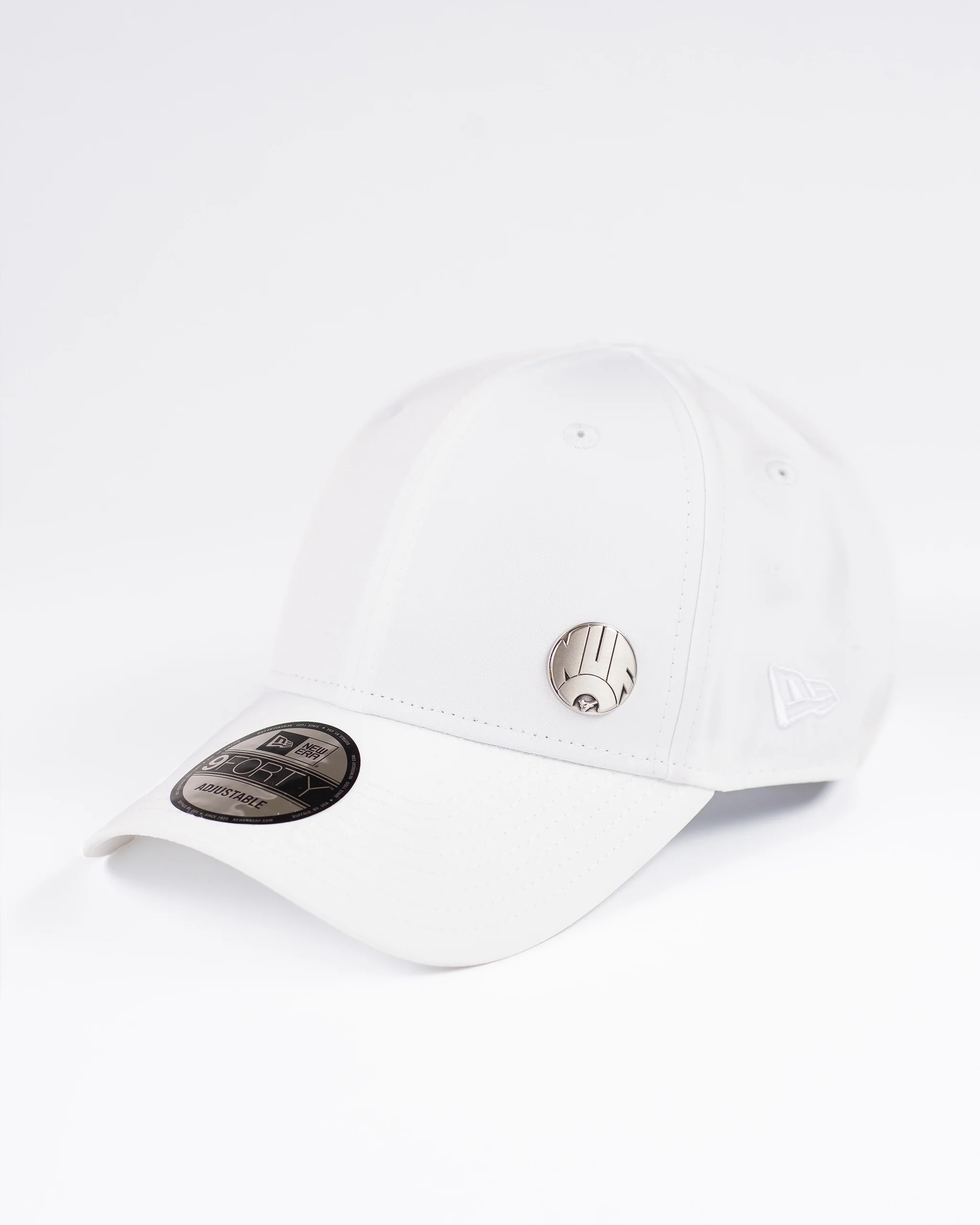 Newcastle United New Era White Pin 9FORTY Adjustable Cap - Image 5