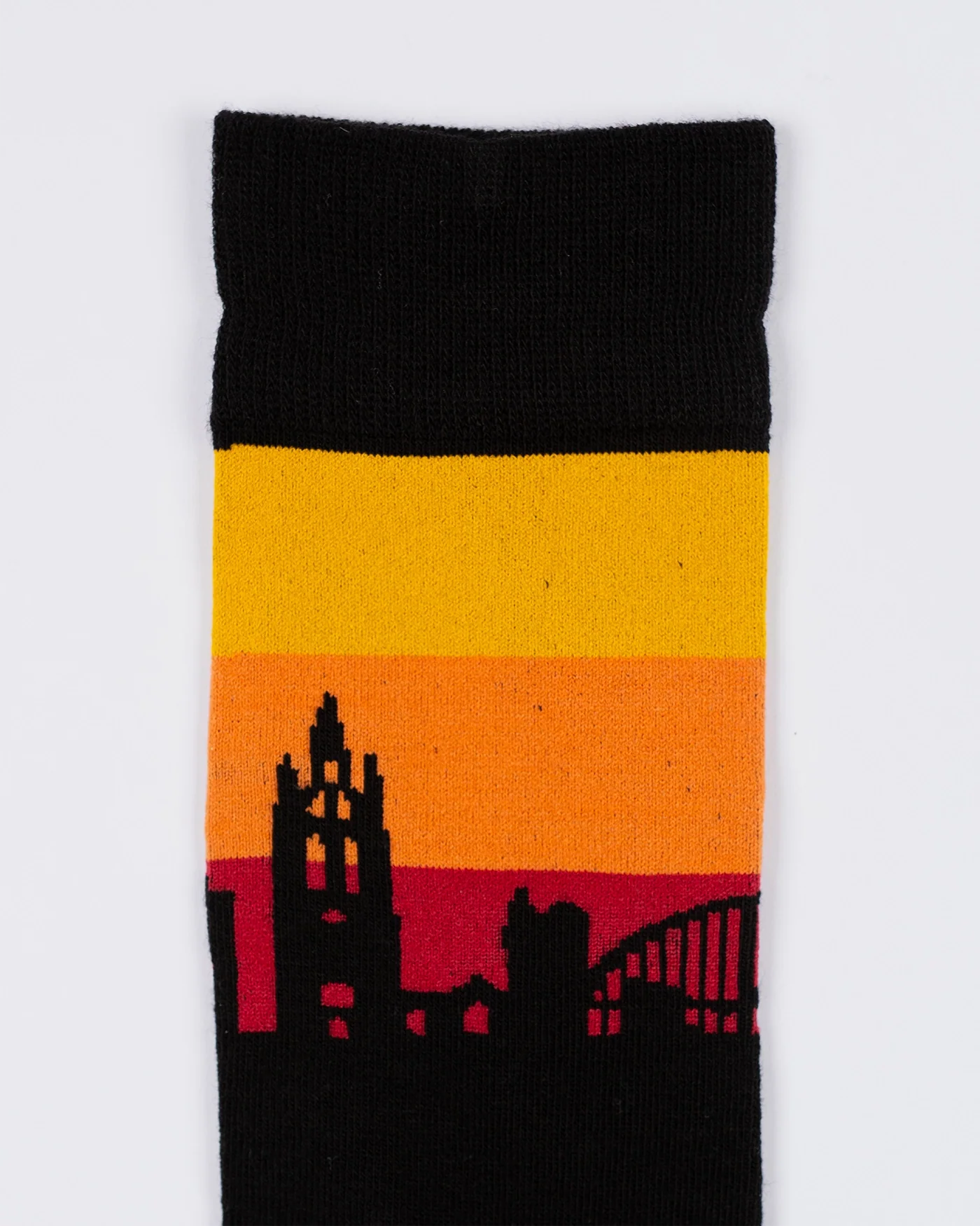 Newcastle United Orange Retro Socks - Image 3