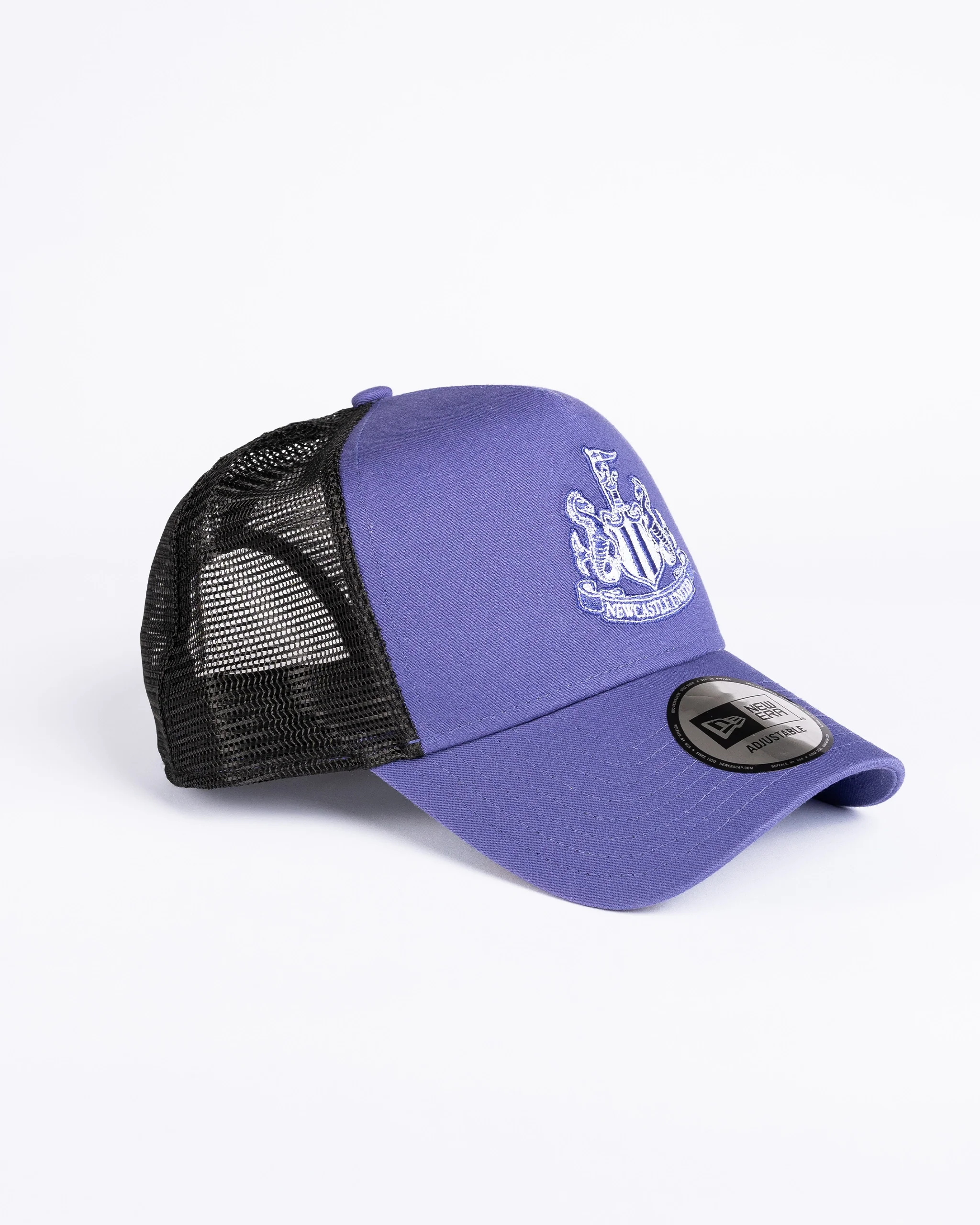 Newcastle United New Era Purple E-Frame Trucker Adjustable Cap - Image 4