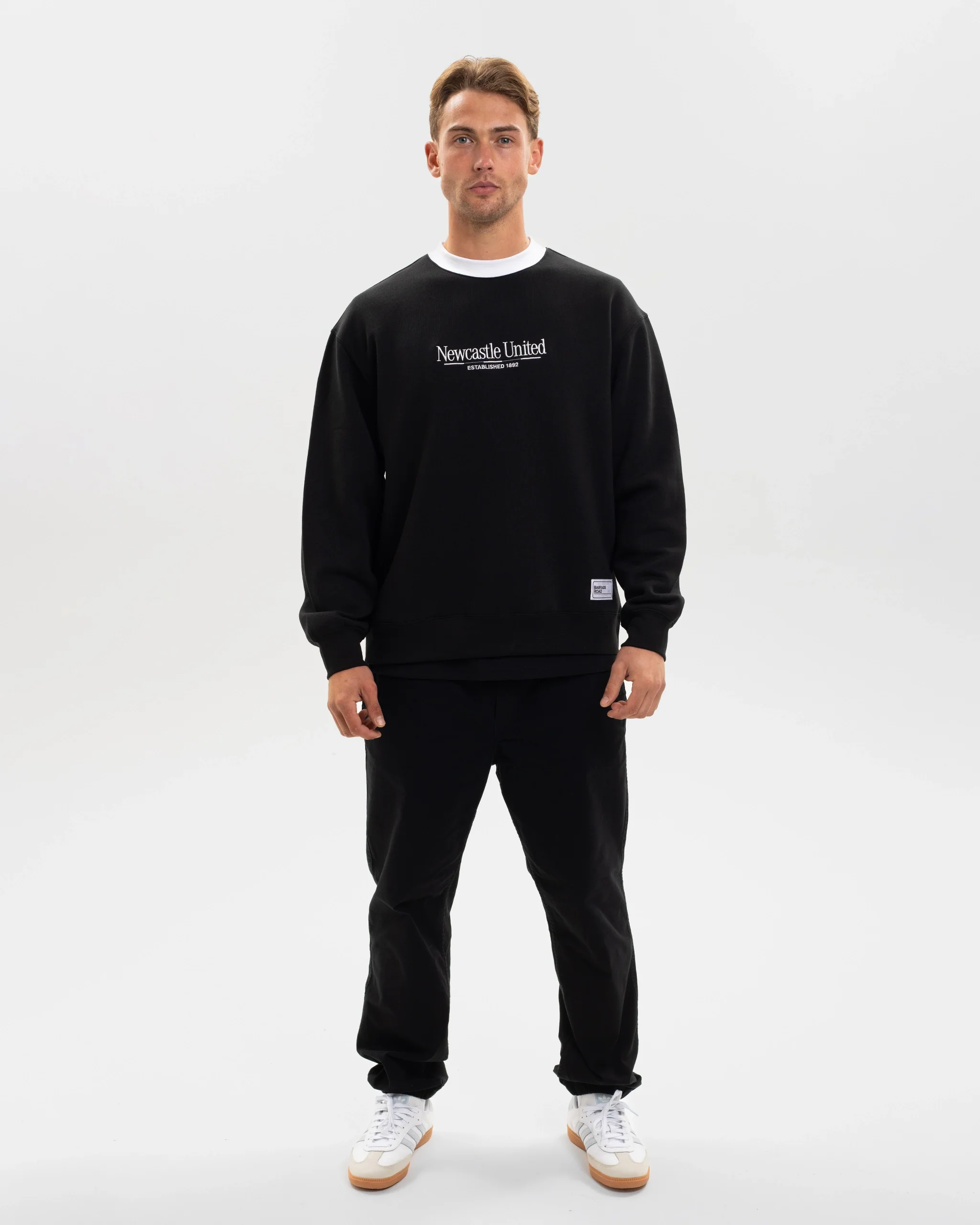 Newcastle United St. James' Park Black Graphic Sweater