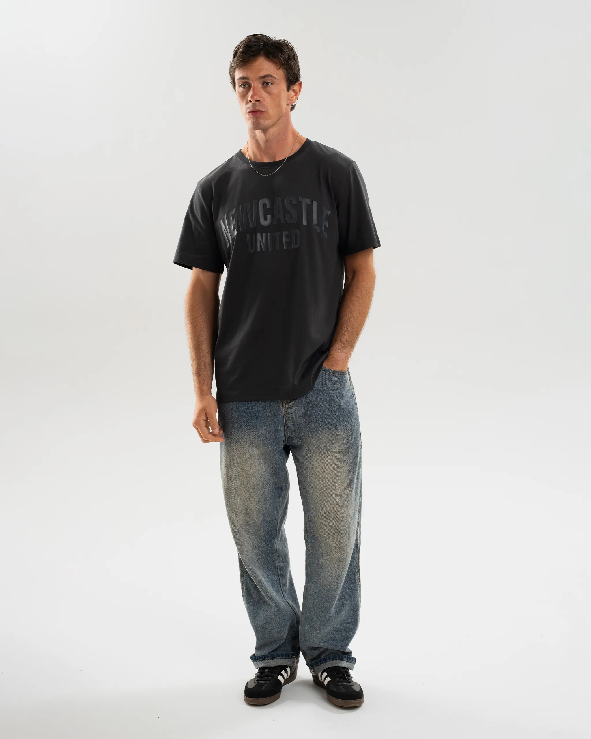 Newcastle United Tonal T-Shirt - Image 5