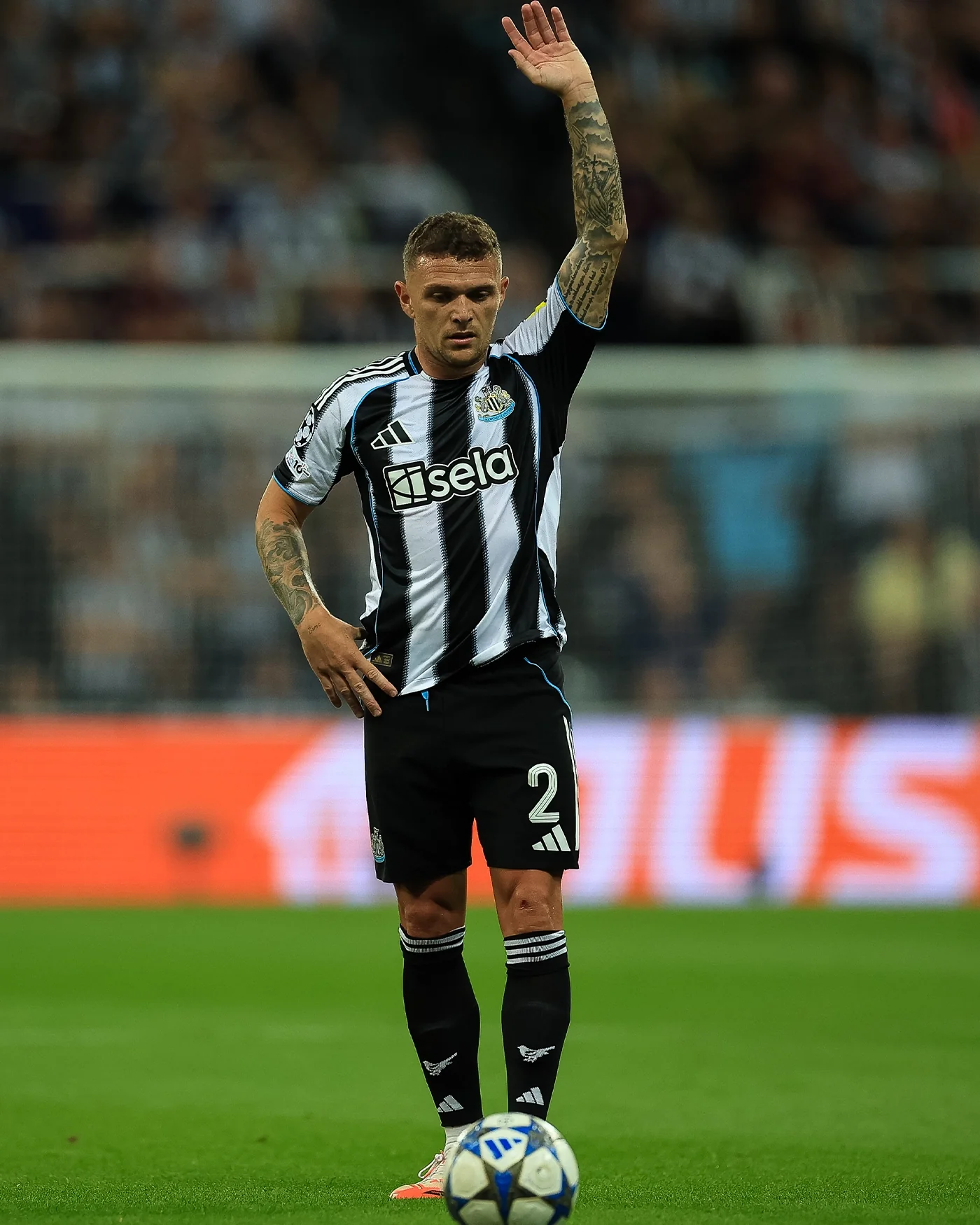 Newcastle United TRIPPIER 25/26 Match Worn Shirt - Barcelona Champions League (H)