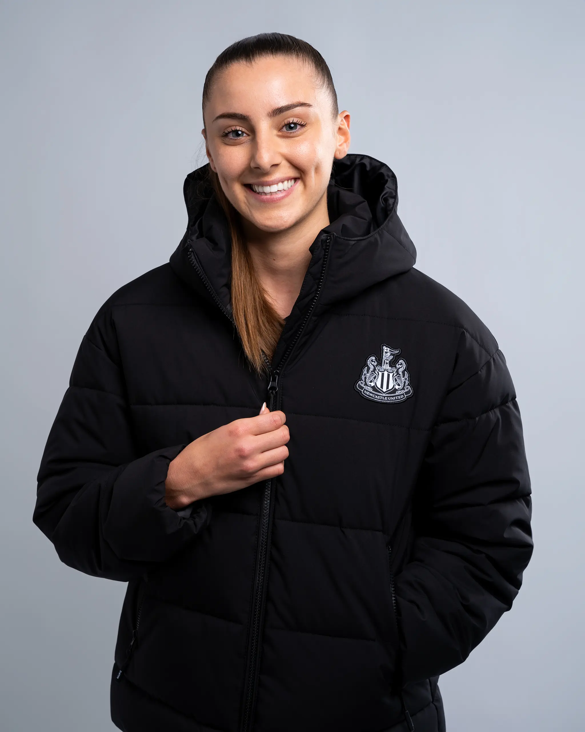 Newcastle United Women's Black Padded Jacket - Image 7