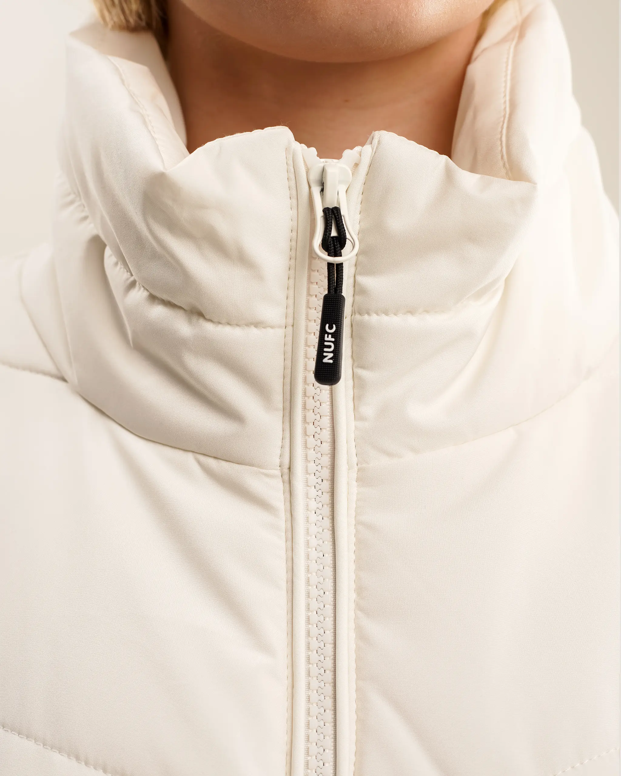 Newcastle United Women's White Longline Jacket - Image 3