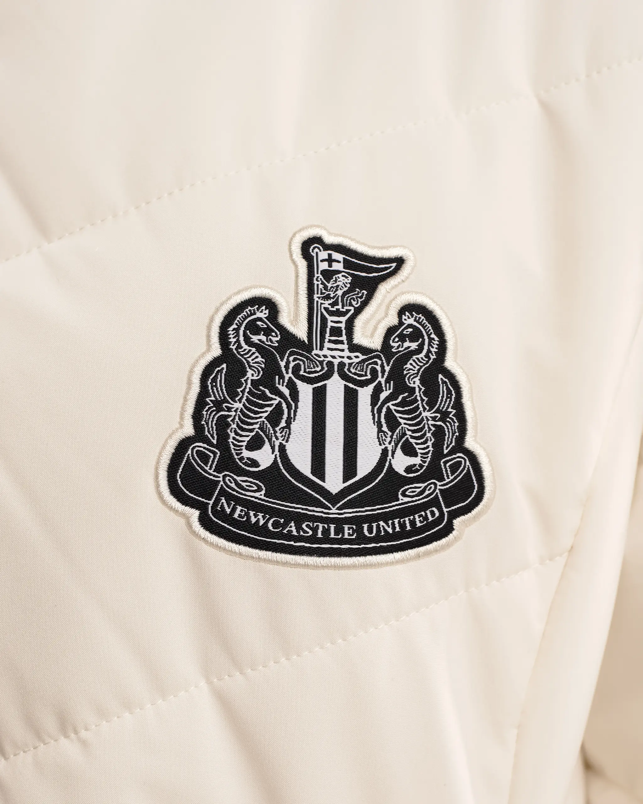 Newcastle United Women's White Longline Jacket - Image 4