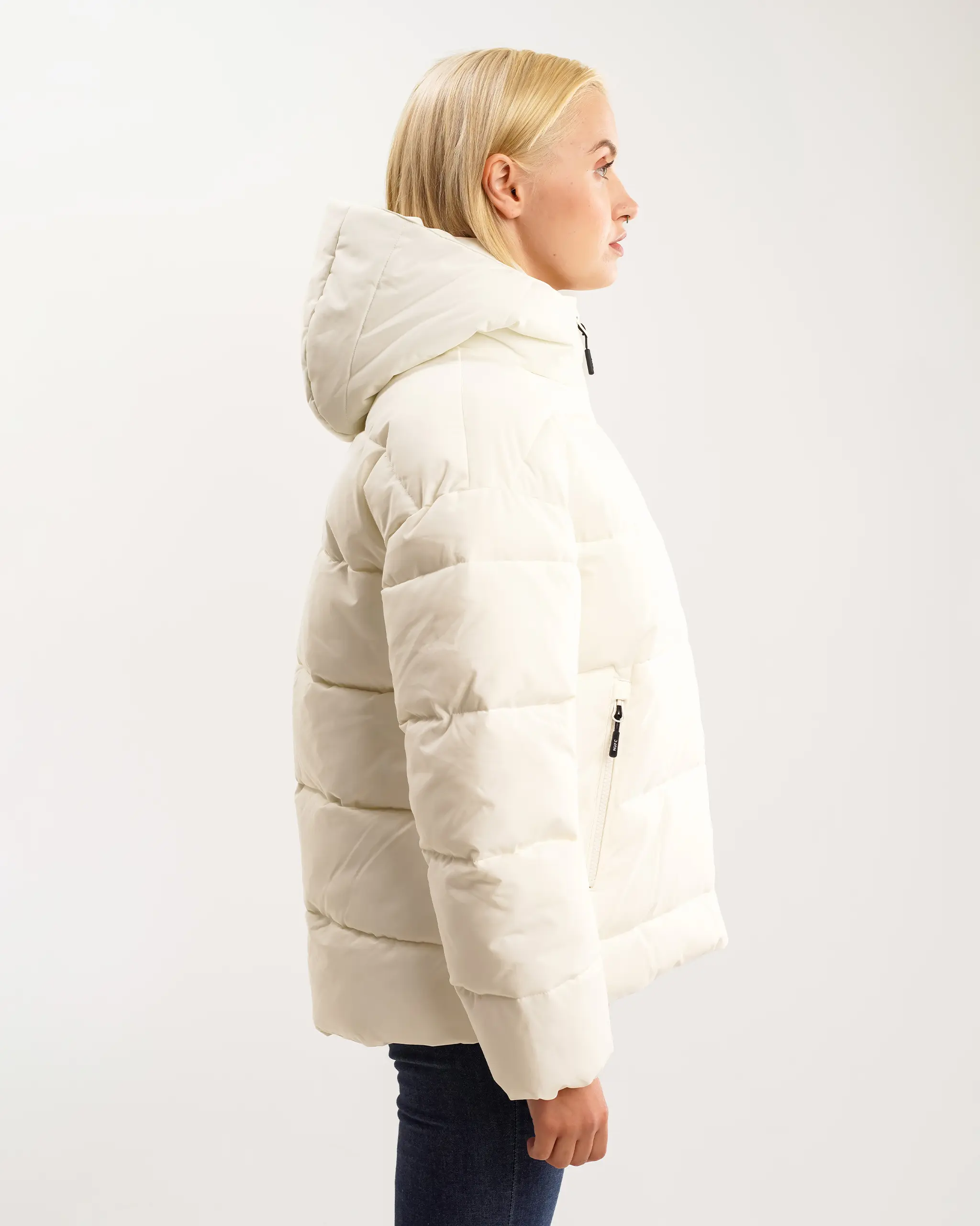 Newcastle United Women's White Padded Jacket - Image 6
